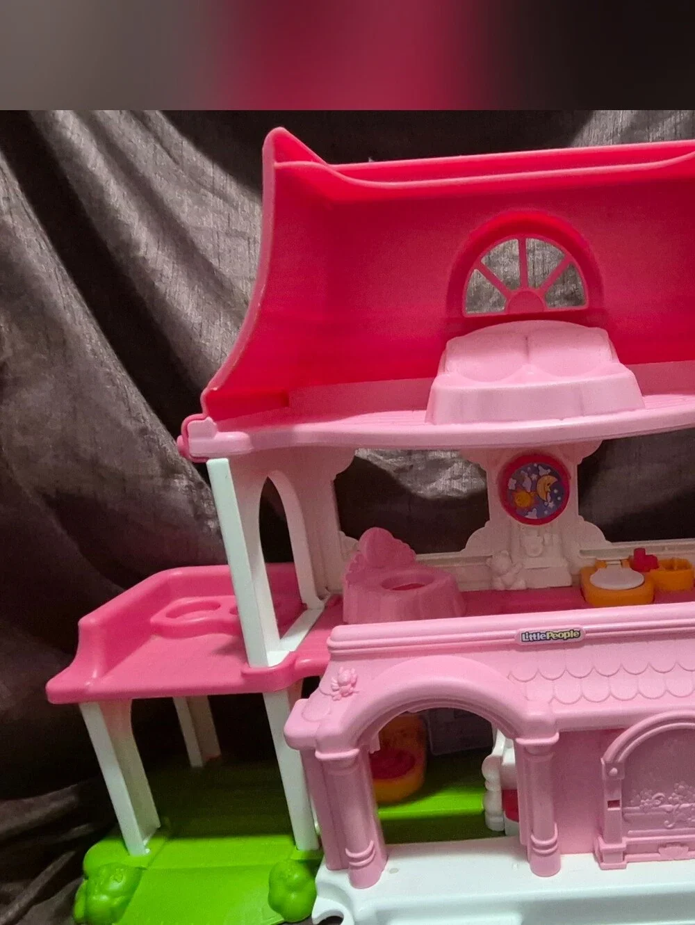 Fisher-Price Little People Happy Sounds Home Dollhouse Base Only